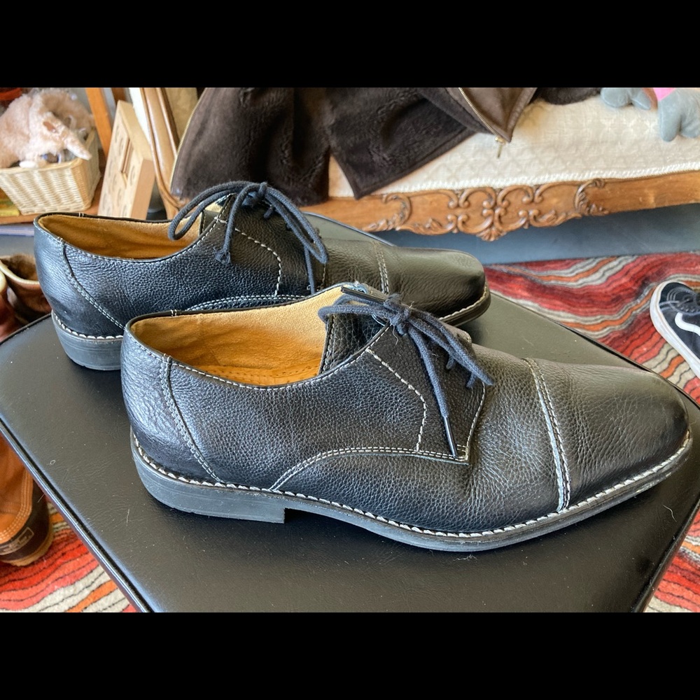 Comfy cap toe derby